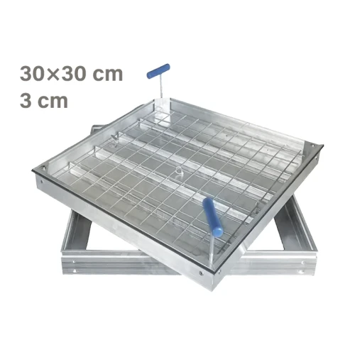 منهول مزايا عمق 3 سم  مقاس 30 * 30 سم